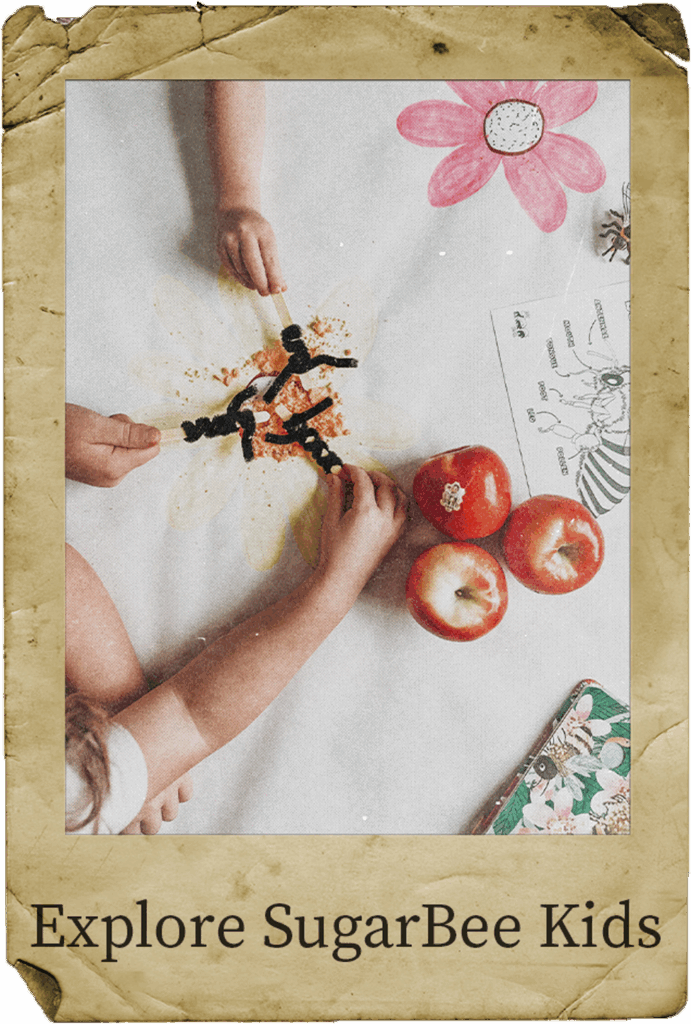 kids creating crafts